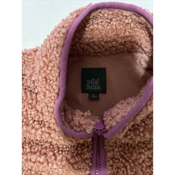 Wild Fable Sherpa Jacket XL Mountain Landscape - Picture 7 of 7